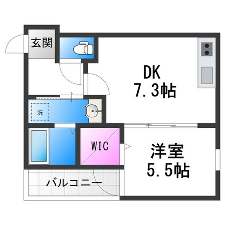 フジパレス沢ノ町駅南の物件間取画像